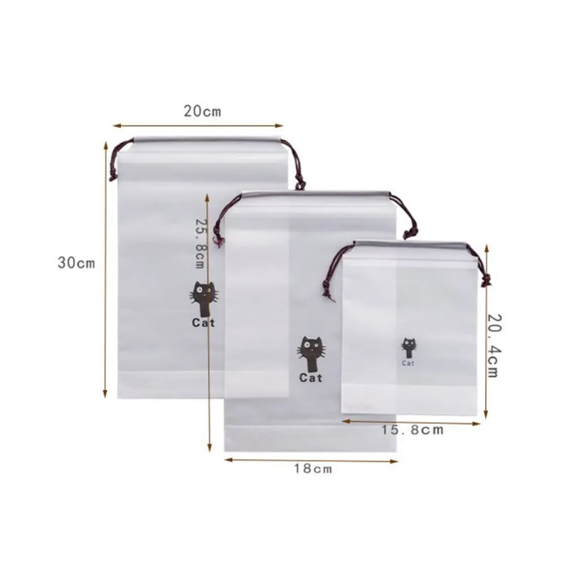 Drawstring Swimming Bags Transparent Beach Seaside Storage Bag Waterproof Dry Clothes Family Outdoor Travel Portable PE Pouch for dry bag,waterproof bag,swimming bag