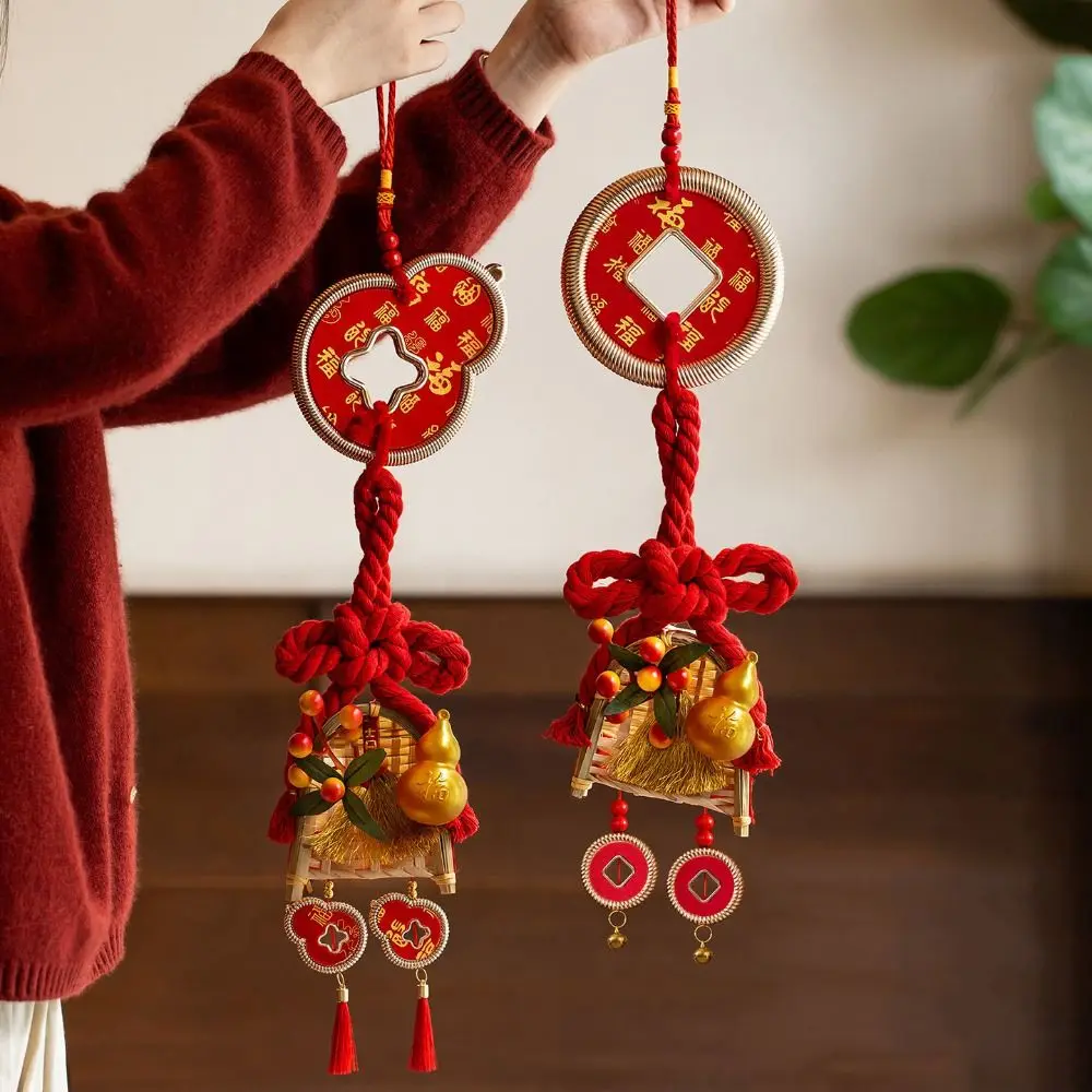 Traditional Design Chinese New Year Pendant Lucky Year of The Horse Chinese Knot Door Decoration Chinese Knot Family Reunion