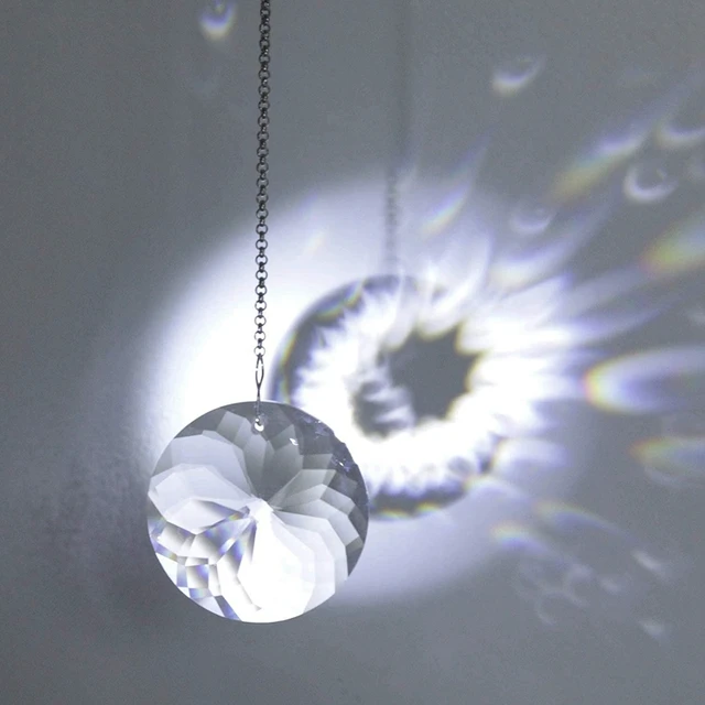 Crystal Suncatcher Szivárvány Prizma Varázsa Ablak Szél Hangjelző Világos Fogó Művészet Függő Medál Otthoni Kert Dekoráció - Image 4