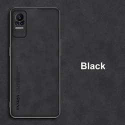 Custodia per telefono in pelle PU di lusso, shockproof, in silicone opaco - Copertura posteriore a protezione totale