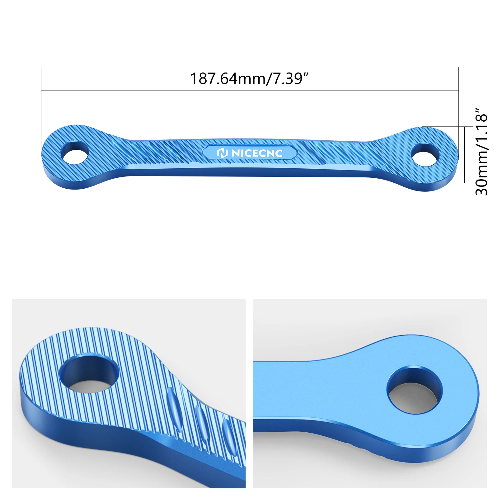 NICECNC Für Yamaha Tenere 700 T700 2019-2024 Motorrad 1,5 Zoll/38 mm Tieferlegungsgestänge Tenere 700 Rally Edition 2020-2024 2023 – Detail 7