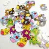 50 Pieces Assorted Color Elephant Shape Wooden Flat 2 Holes Buttons for Sewing Crafts Scrapbooking 6