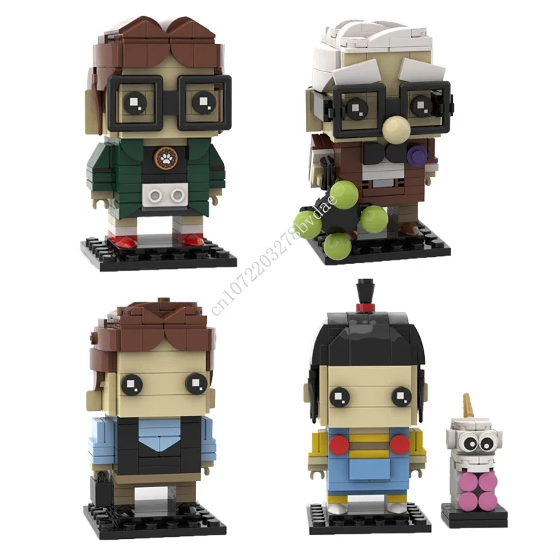 

Конструктор MOC, персонажи фильма Марго, Карл фридриксен, Чандлер, Бин и Агнесс, кирпич, игрушки, подарки