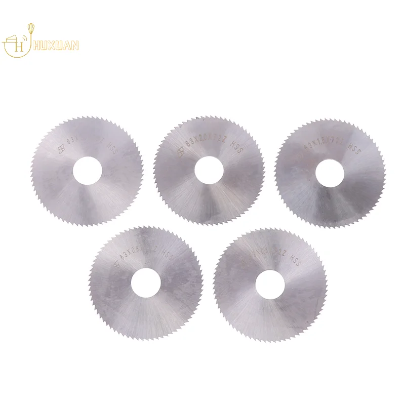 

63 мм режущий и прорезной пильный диск W6542 из быстрорежущей стали, циркулярный режущий диск для станка с ЧПУ, режущий инструмент для металла и стали