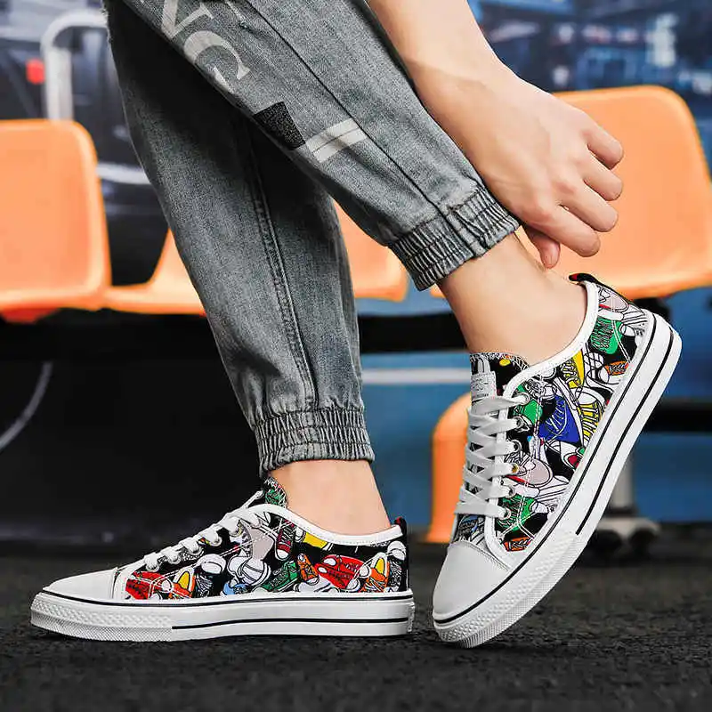 

Slip On Chussure Sneakers Brand Luxury Designer Trainer Men's Shoe Fashion Tennis 2023 Men Shoes Elegant Multi-Colored Tennis