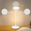 Protable Table Lamp Stepless Dimming Reading Book Night Table Lamp 3 Levels Dimmable USB Plug Rechargeable Bedroom Bedside Lamp 5