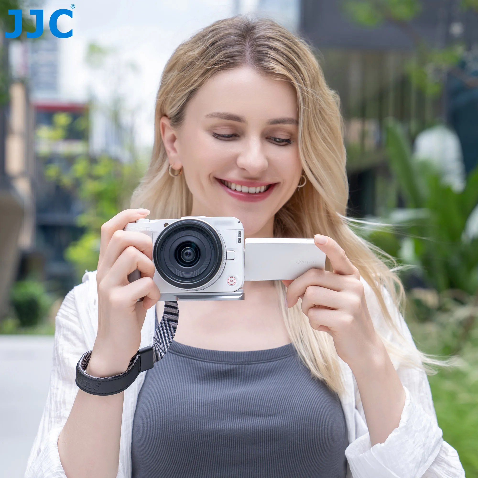 JJC R50 V ハンドグリップ L字型グリップ Canon EOS R50V用 クイック