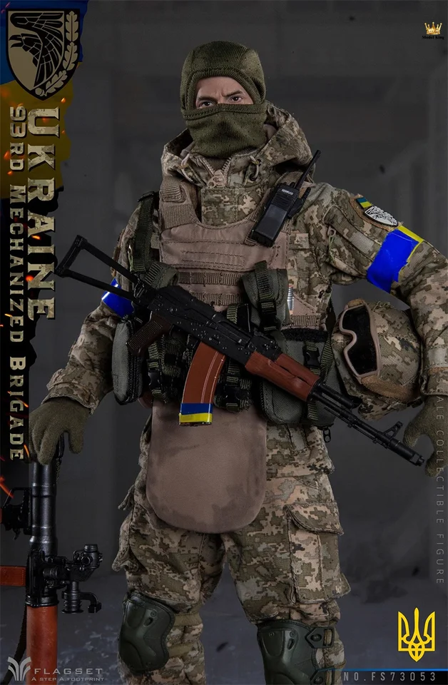 FLAGSET FS-73053 1/6 Scale Male Soldier Ukraine 93rd