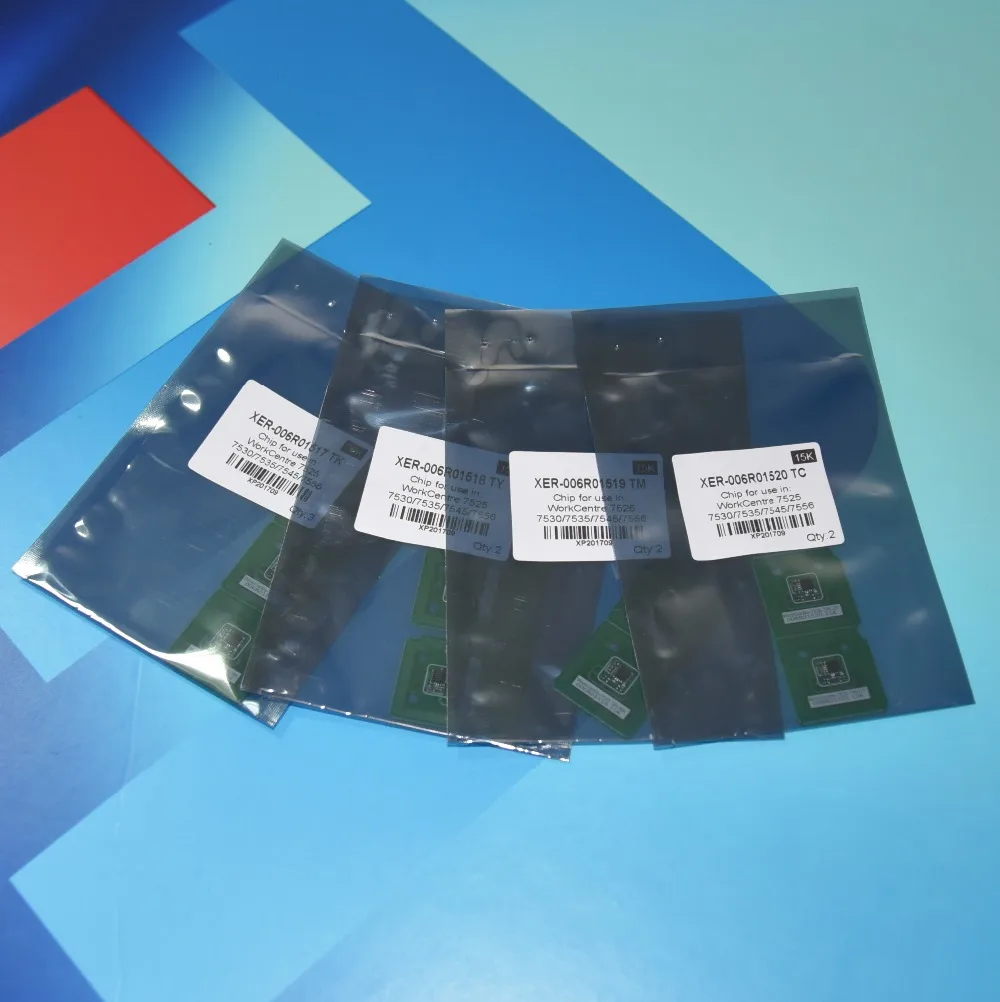 

20pcs Original chip 006R01457 006R01460 006R01459 006R01458 For Xerox WorkCentre 7120 WC7120 WC7125 WC7220 WC7225 Toner chip