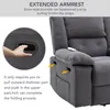 Massage Recliner Power Lift Chair for Elderly with Adjustable Massage and Heating Function Recliner Chair with Infinite Positio 6