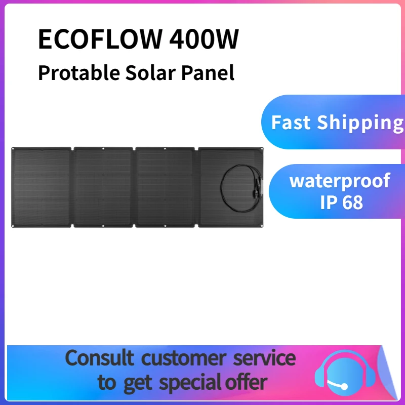 

EcoFlow 400W Solar Panel _ Solar Panels for Home _ Solar Panels