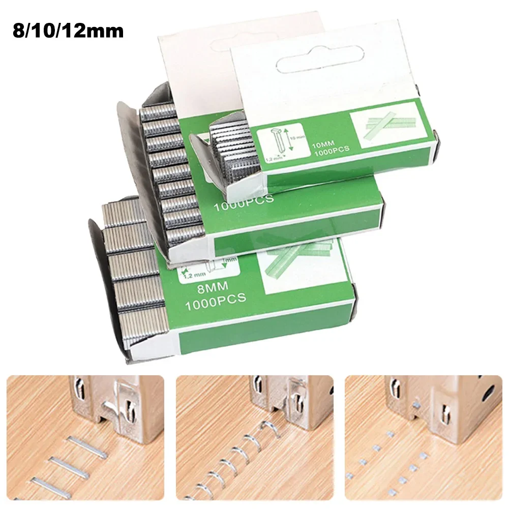 Tools Staples Nails 12mm/8mm/10mm Brad Nails Door Nail Household Packaging Silver Steel T Shaped Wood Furniture 5