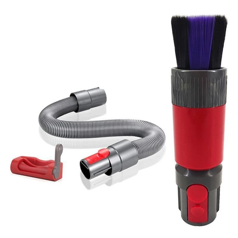 

Аксессуары для пылесоса Dyson V7 V8 V10 V11, мягкая щетка для удаления пыли, с шлангом и переключателем