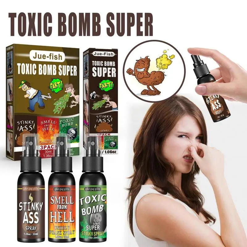 Fart Spray Toy Hilarious Gag Gifts Pranks For Adults Or Kid Non Toxic