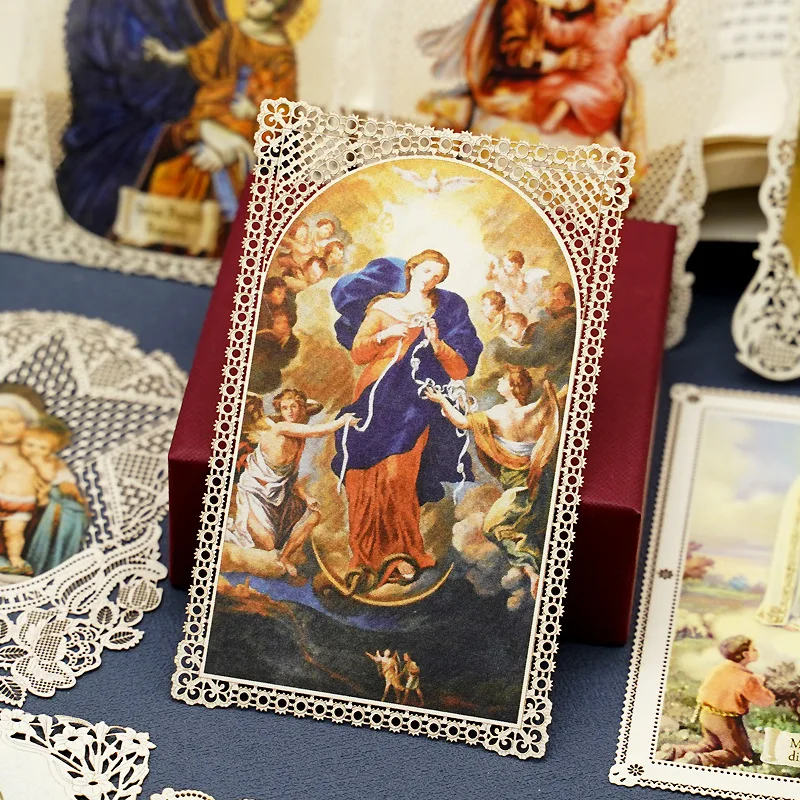 Christian Bookmark Catholic Christian Virgin Mary Decorative Cards
