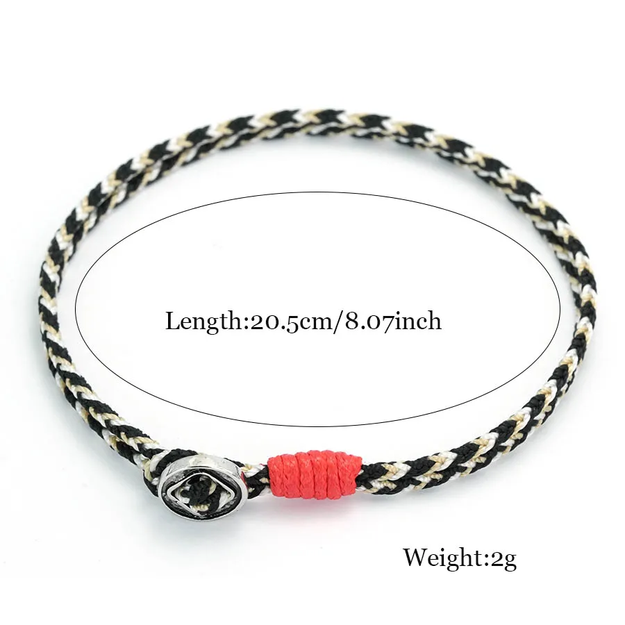 Thin Rope Fabric Friendship Bracelet for Men and Women