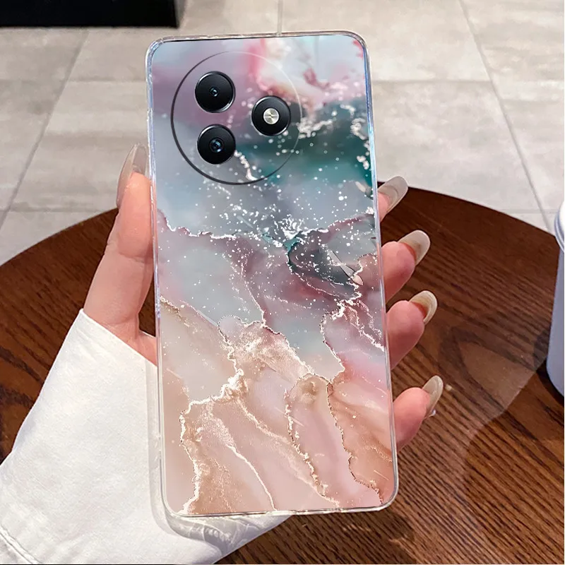 Clear Case with Cute Love Rabbit Cartoon - Luxury Soft Silicone TPU Cover