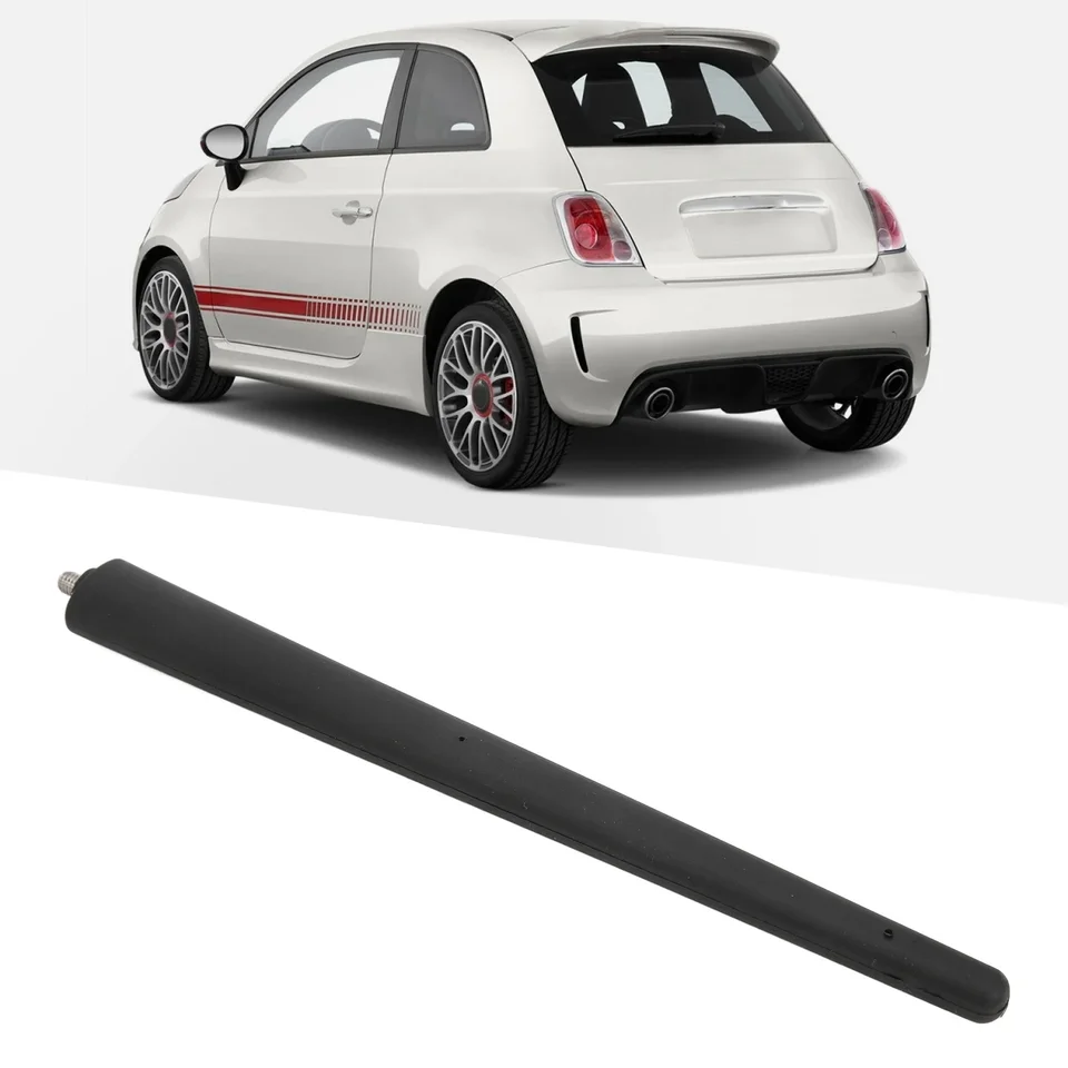 Antenna per Auto, 52019353/51910790 Ricambio per Antenna in Gomma Nera per Auto AM/FM per 500 Dal 2012 in Poi