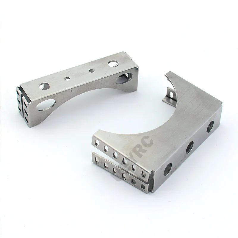 Metallo Acciaio Inossidabile Beamstail Boom Head Beam Per 1/14 Tamiya Rc Dumper Scania 770S R620 Volvo Benz Arocs Man Tgx Lesu Car