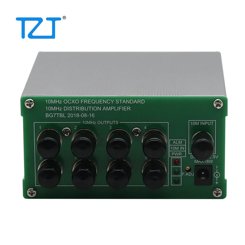10MHz Frequency Distribution Amplifier 10MHz OCXO Frequency Clock Divider 8 Output Port frequency distribution amplifier