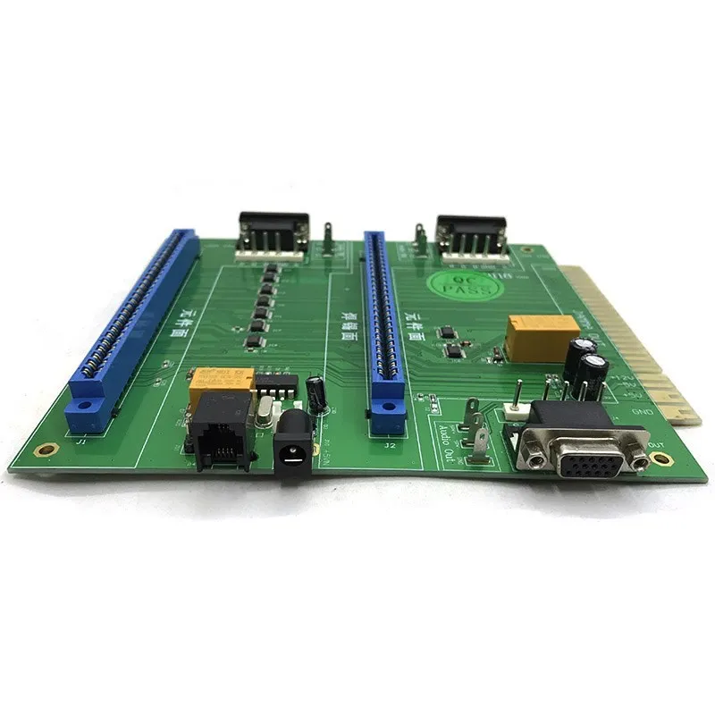 2 In 1 Multi JAMMA Switcher 다중 게임 PCB 보드 토글 스위치 원격 제어 CGA VGA 아케이드 기계 오디오 컨트롤러