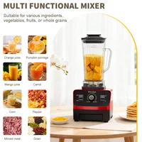 600 Вт блендер, стационарный миксер, кухонный комбайн, смузи для льда для кухни, соковыжималка высокой мощности, блендер, электрическая многофункциональная соковыжималка — изображение 5