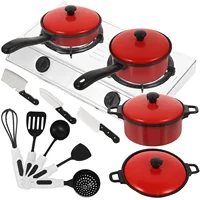 Kids Classic Pretend Play Kitchen Toys Children Funny Simulation Utensils Cooking Pots Dishes House Game Baby Gifts 1