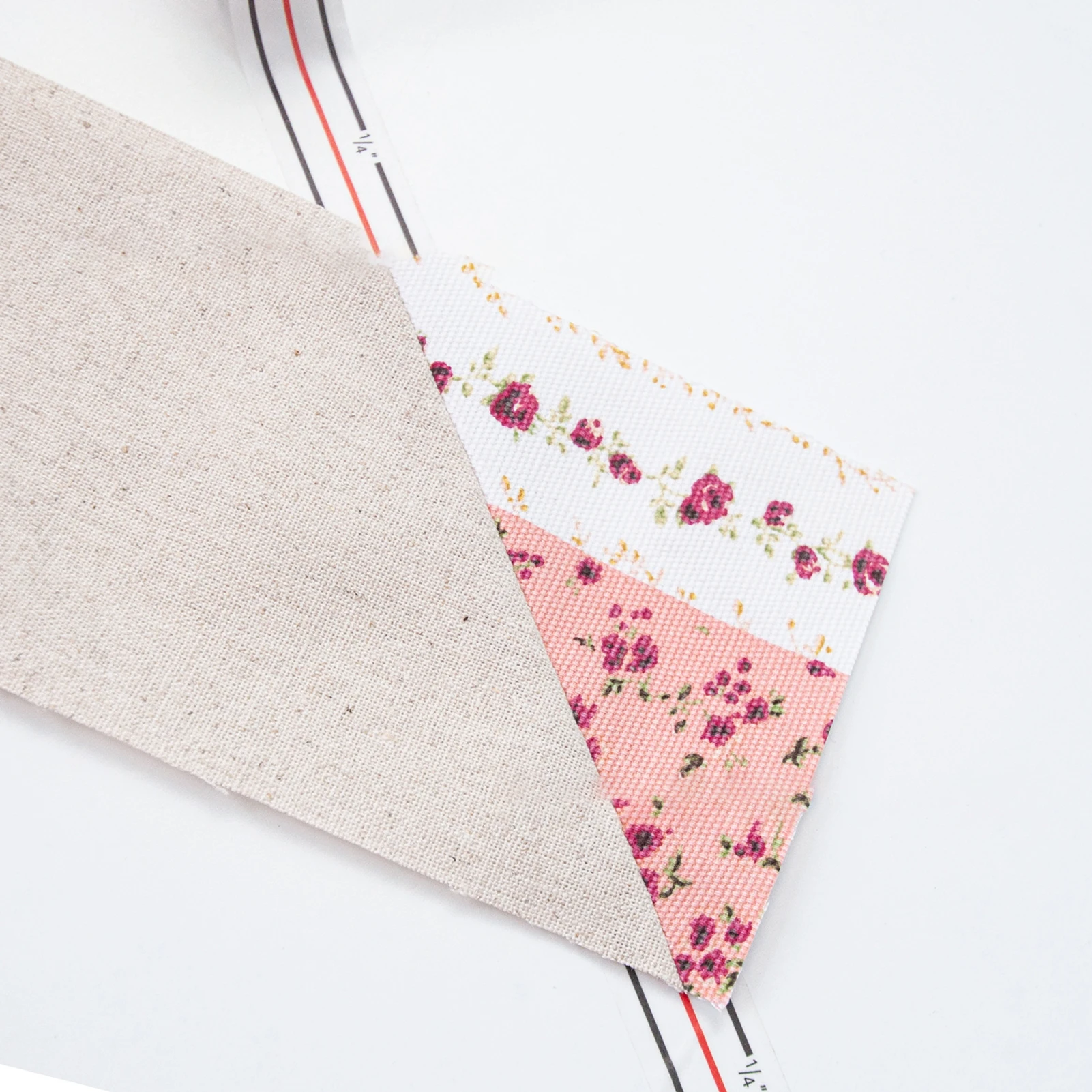 NEW Diagonal Seam Tapes Sewing Basting Tape for Sewing Straight Diagonal Seams Instruction Tool To Mark The 1/4 Inch on Machine