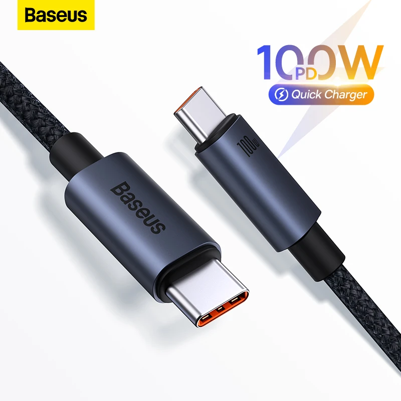 Baseus kabel USB PD 100W USB C do typu C szybka ładowarka kabel do Xiaomi Samsung MacBook iPad 5A kabel do telefonu komórkowego kabel USB TypeC