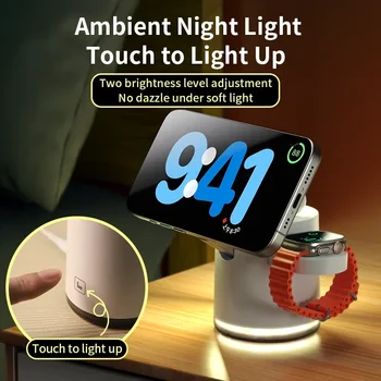 4-in-1 Qi2 Wireless Charger & Night Light 1