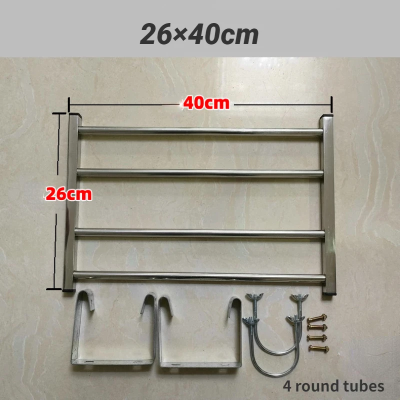 Tendedero eléctrico de acero inoxidable, soporte de secado