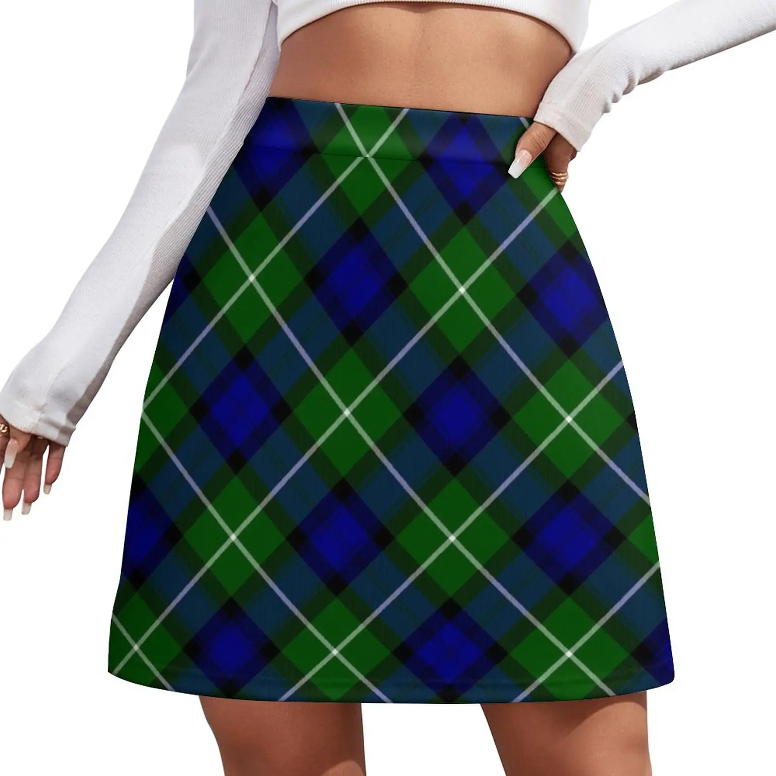 Tartan fantasy 12 small Mini Skirt Clothes for summer Women's skirts