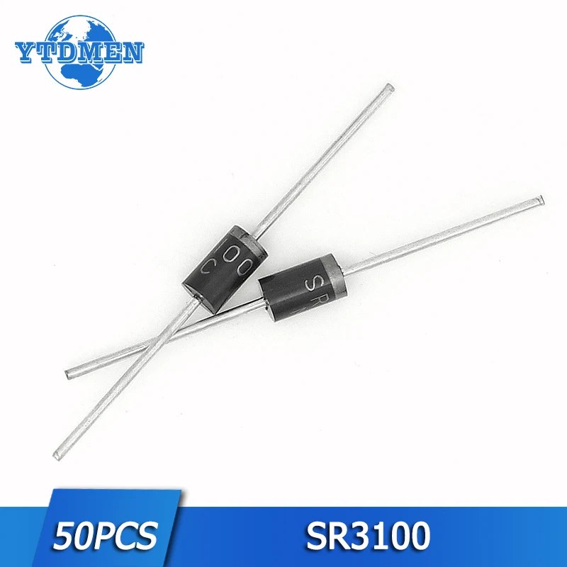 50pcs=5values10pcs Schottky Diode Assoted Kit S3100 S3200