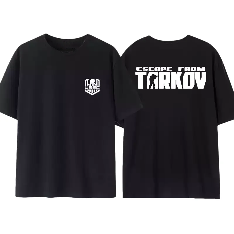 Escape From Tarkov Statement-Grafik-T-Shirt, Unisex, einzigartig, kreativ, Baumwolle, lässig, Gaming, trendig, unverzichtbar für den Alltag, für Enthusiasten