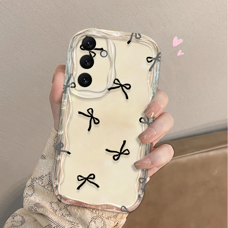 Elegant Black Bowknot Smartphone Case