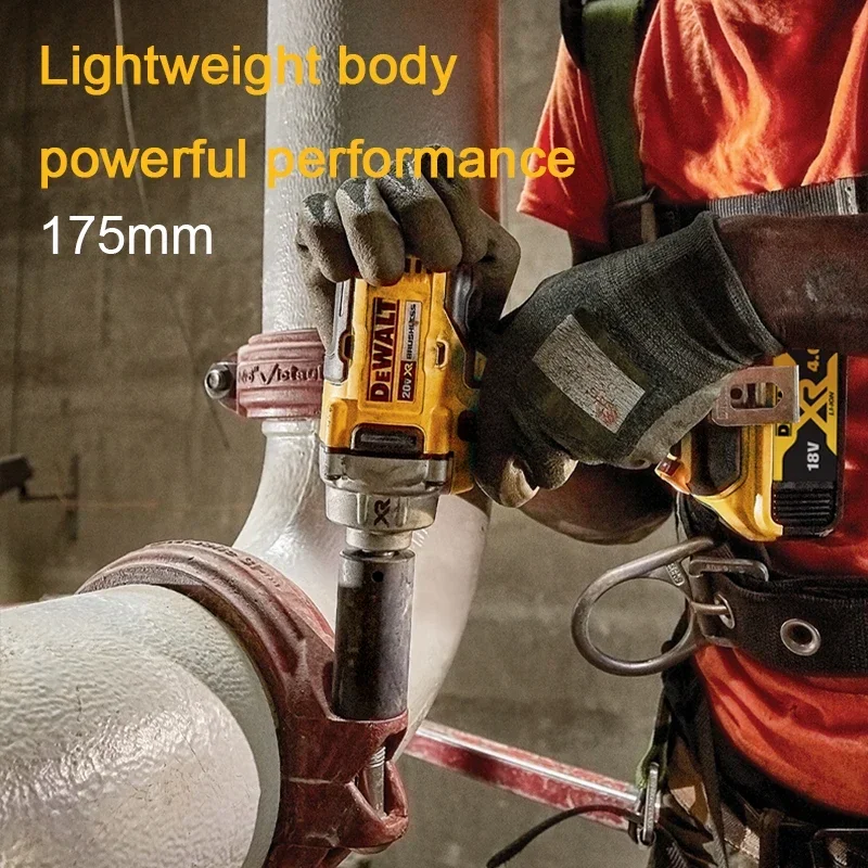 Dewalt 충전식 무선 임팩트 렌치, 높은 토크, 역방향, 2000rpm, 3100ipm, 범용 20V 및 18V 배터리, 447Nm, 813Nm, DCF894