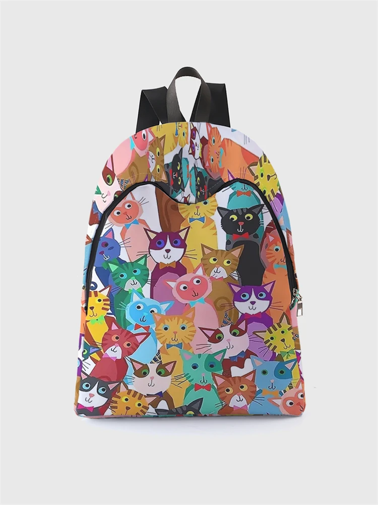 New Women's and Men's High Capacity College Backpack Trend Women's Laptop School Bag Cute Girl Travel Bag Cool