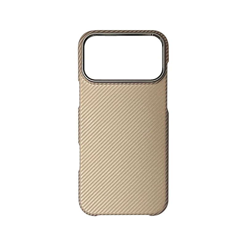 Carbon Fiber Abstract Geometric MagSafe Case with Alloy Armor and Military-Grade Shockproof Protection