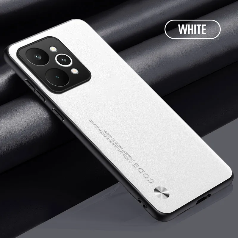 Elegant Matte Silicone & PU Leather Soft Protective Phone Case Cover