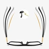 Double Beam Big Frame Square Nearsighted Glasses Women Men TR90 Short-sight  Eyeglasses Prescription 0 -0.5 -0.75 -1.0 To -6.0 5