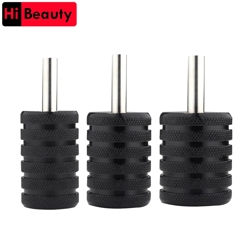 25/30/35mm Black Aluminum Alloy Tattoo Grip Handle Tube Tattoo Machine Grip Anti-Slip Tatu Supplies Tools Accessory 1PC tattoo grip cover,cartridge grips