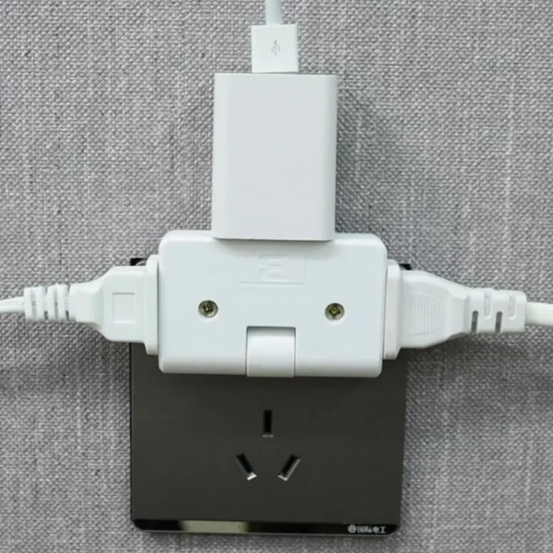 Extension Plug USB Adapter 180 Degree 2-prong Socket Converter US Plug 1 to 3/4 Ways Power Socket power plug adapter power socket adapter conversion plug plug conversion socket universal socket adapter