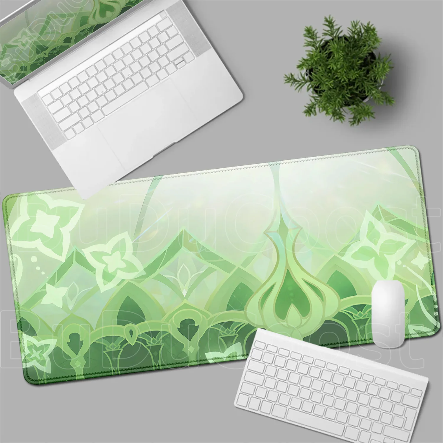 Gamer's Deluxe Edge-Locked Mouse Pad Featuring Iconic Genshin Impact Characters