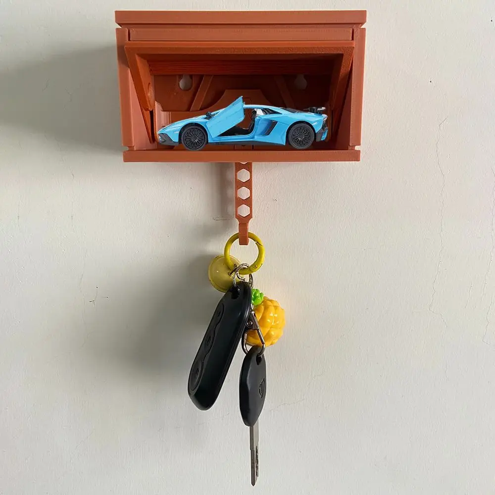 Creative Car Garage Key Holder Multifunctional Funny Wall Mount