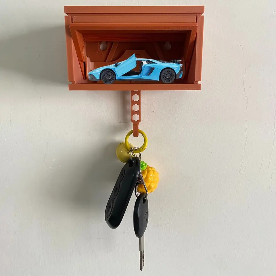 Creative Car Garage Key Holder Multifunctional Funny Wall Mount