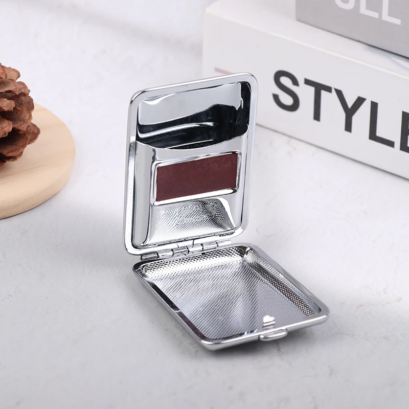 Metal Matchbox Portable Anti-Pressure Sealed Match Storage Box Waterproof Withstand Voltage Match Box Included Wiping Paper 1Pc
