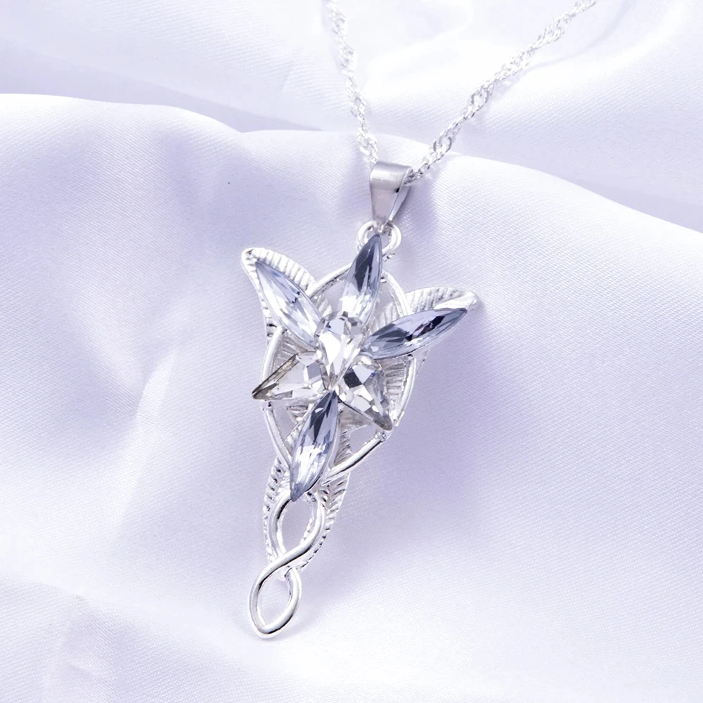 Movie The Lord Arwen Evenstar Necklace Elf Princess Arwen