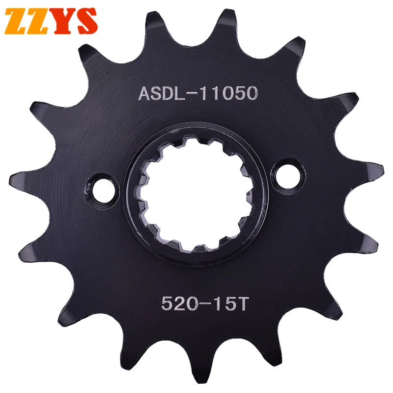 520 15T 15 Tooth 520-15T 650Cc Front Sprocket Gear Wheel Cam For Honda Road Slr650V Slr650 France 97-98 Slr650X Slr 650 99-2001