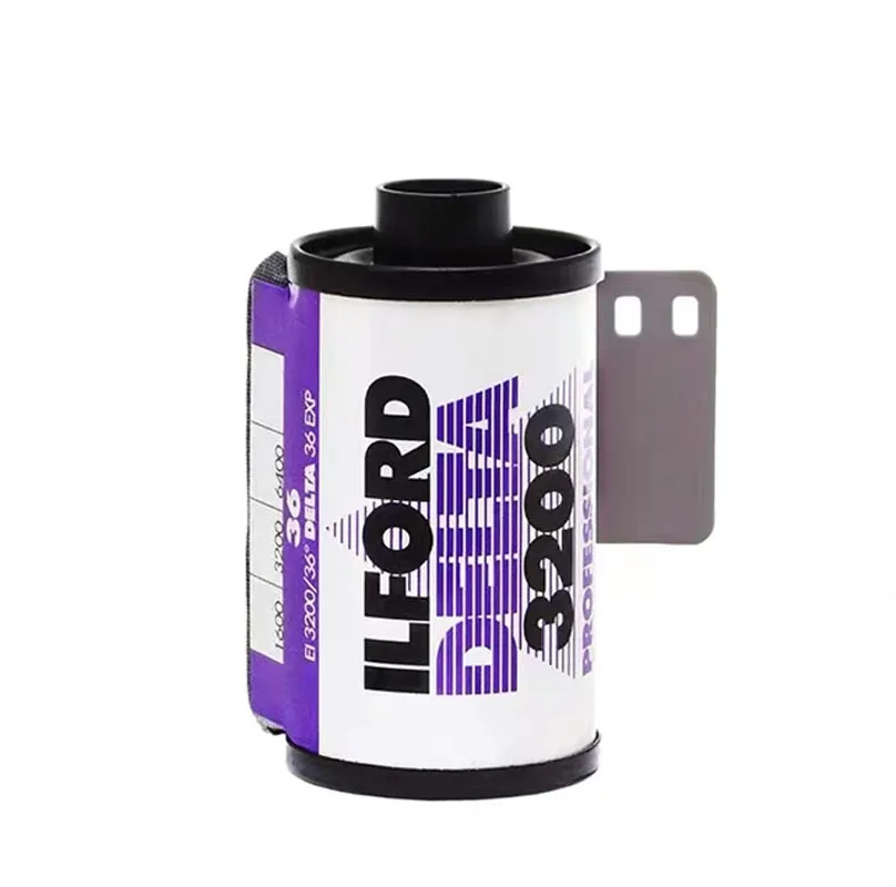 ILFORD Delta3200 135 35mm Film British Black And White Original 1-10 Rolls For Kodak 135 Film Camera M35 H35 (Expiry Date: 2026)