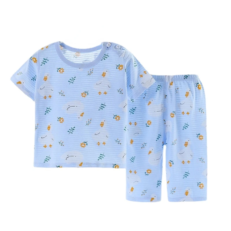 

100% Cotton Children's Sets Infant Kids Boys Clothes Children Clothing Sets Summer Baby Girls Clothes Cute Whale T-Shirt+Shorts